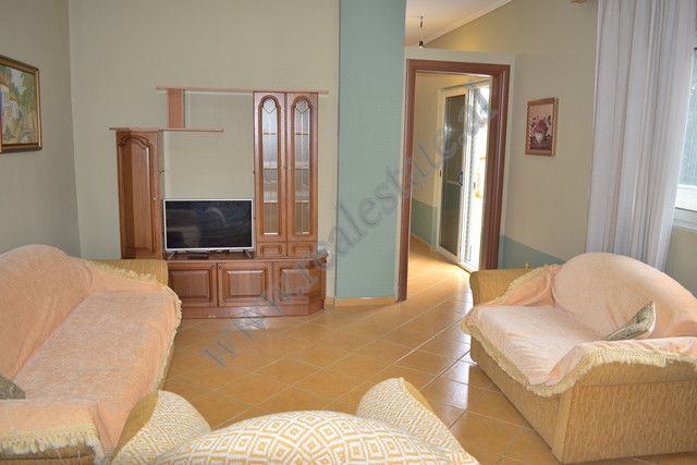 Two bedroom apartment for rent in Xhepa street near Shkoza roundabout&nbsp;in Tirana.
It is positio